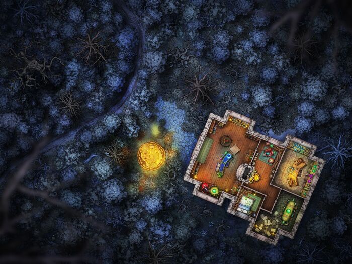 Неплохой домик алхимика