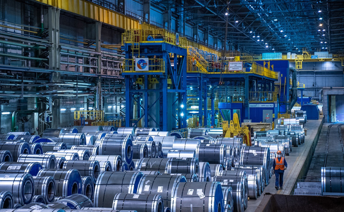 Завод Северстали в г. Череповец.