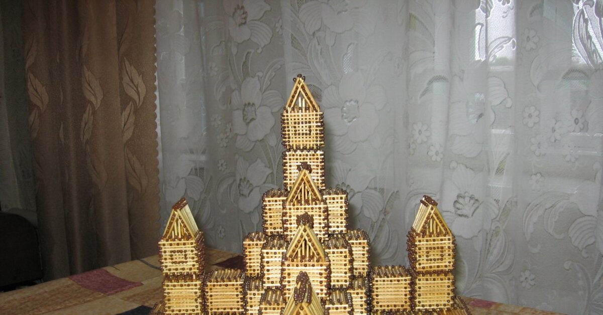 Поделки из спичек