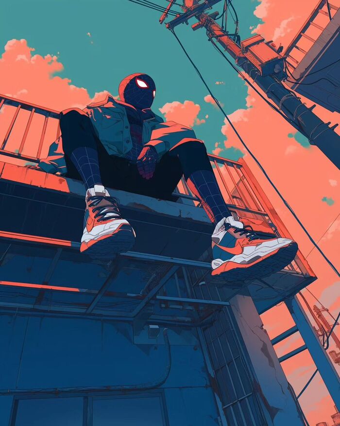 Арт человек паук | Пикабу