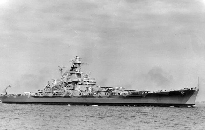 Американский линкор USS Massachusetts BB-59