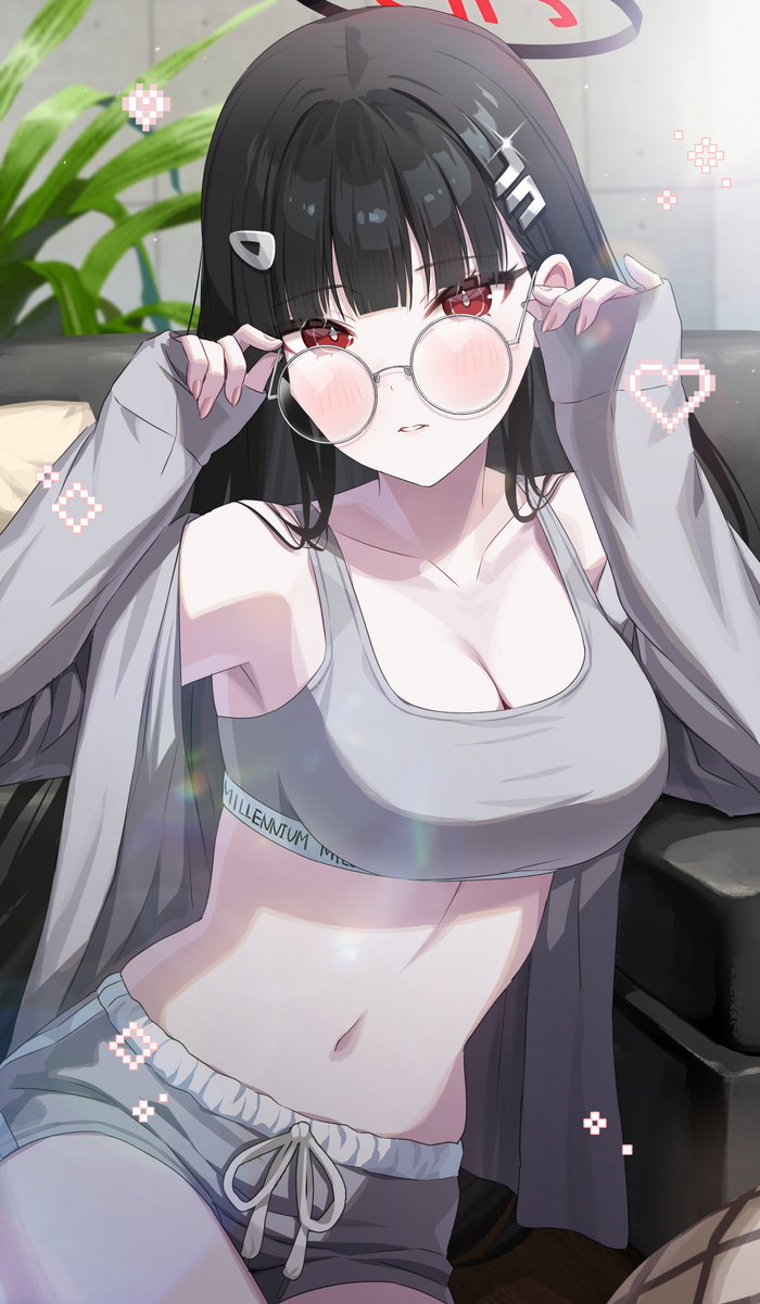   , Anime Art, Blue Archive, Kurosaki Koyuki, Tsukatsuki Rio, Hayase Yuuka, Ushio Noa, , Twitter ()