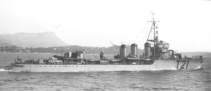 Французский эсминец Fougueux