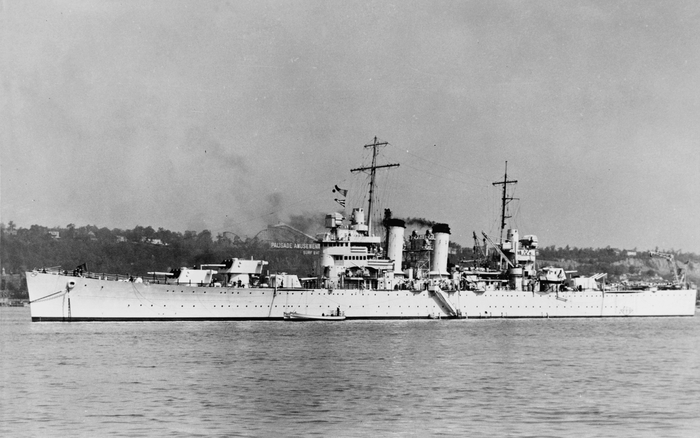 Американский лёгкий крейсер USS Brooklyn CL-40