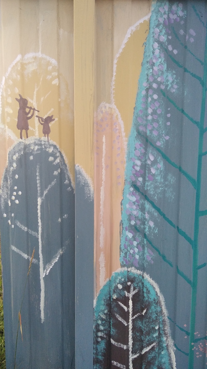 Забор ( акриловая, фасадная, атмосферостойкая краска, забор) Роспись стен, Забор, Надпись на заборе, Дача, Длиннопост