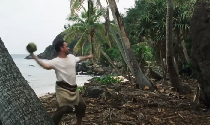 Как снимали фильм Изгой: кадры со съемок и несколько интересных фактов о фильме Изгой, Том Хэнкс, Обзор фильмов, Фильмы, Яндекс Дзен, Длиннопост, Фото со съемок