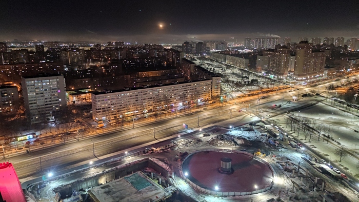 Январская ночь над Купчино