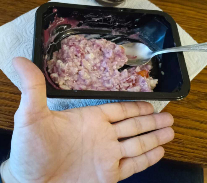 Это размер порции после перемешивания