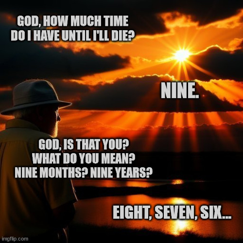 Eight, seven, six...