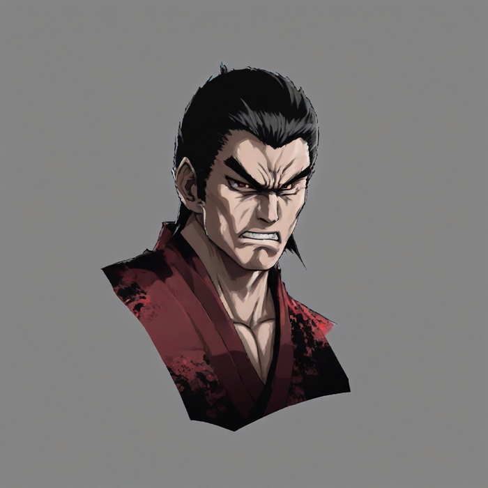 Казуя Мишима на базе моих рисунков