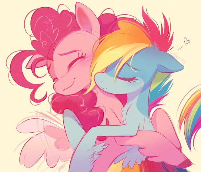   My Little Pony, Rainbow Dash, Pinkie Pie, 