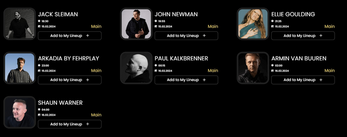 Untold Dubai 2024 - Главная сцена первый день