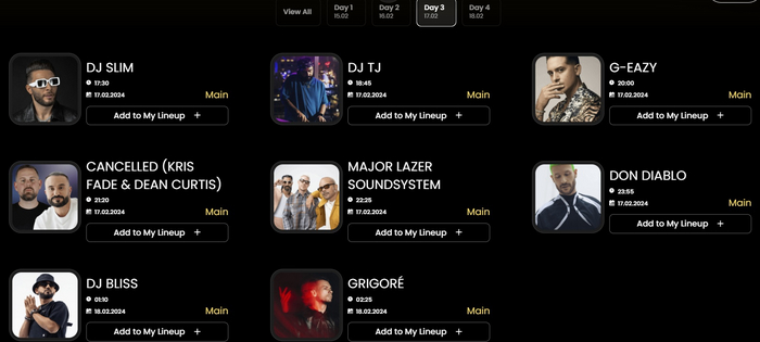 Untold Dubai 2024 - Главная сцена третий день