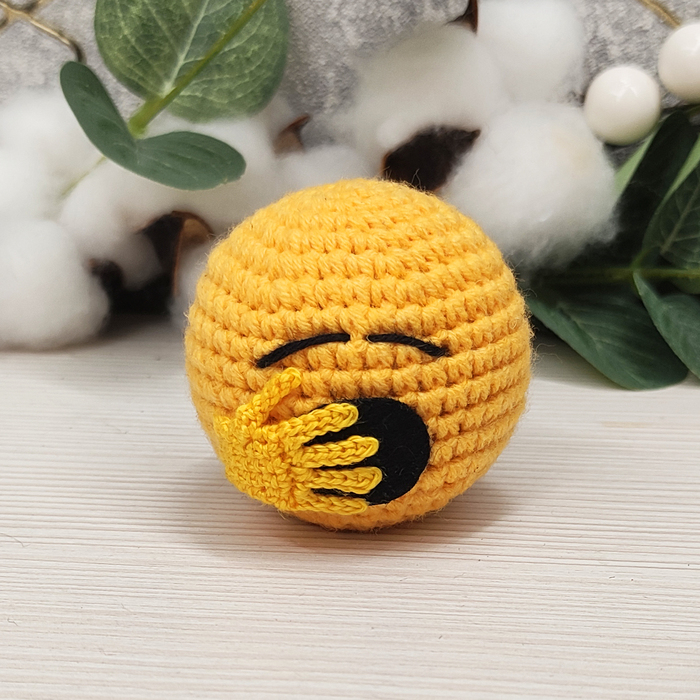 Брелок-смайлик ICQ, QIP, Колобок, Колобки, Смайл, Эмодзи, Брелок, Сувениры, Подарки, Игрушки, Рукоделие без процесса, Своими руками, Длиннопост