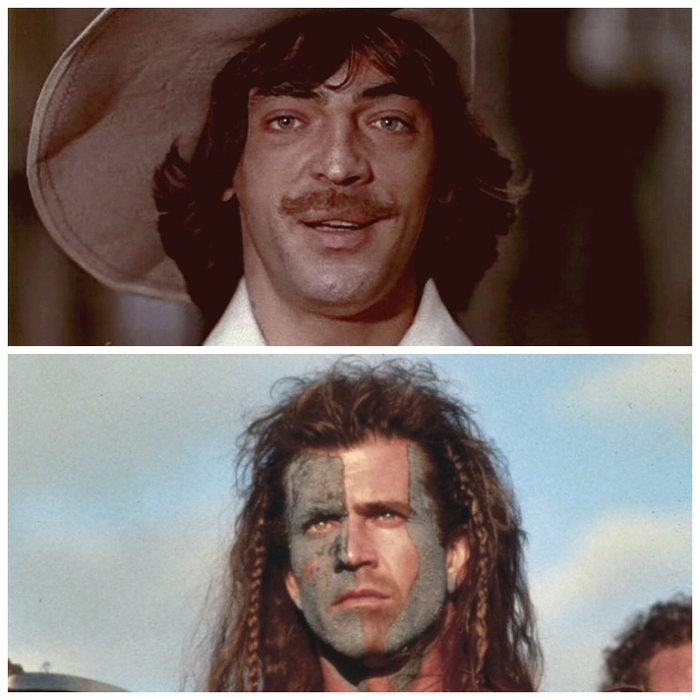 Д'Артаньян (Михаил Боярский) и Вильям Уоллес (Мэл Гибсон)