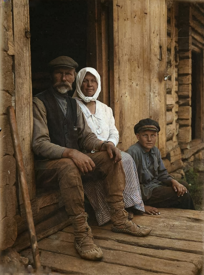 Как жили в Ленинградской области 100 лет тому назад? Исторические кадры из жизни крестьян в цвете. Часть II Старое фото, Фотография, СССР, 1920-е, История России, Колоризация, 20 век, Ленинградская область, Крестьяне, Деревня, Историческое фото, Длиннопост