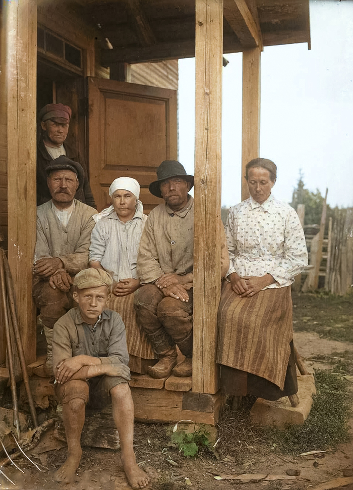 Как жили в Ленинградской области 100 лет тому назад? Исторические кадры из жизни крестьян в цвете. Часть II Старое фото, Фотография, СССР, 1920-е, История России, Колоризация, 20 век, Ленинградская область, Крестьяне, Деревня, Историческое фото, Длиннопост