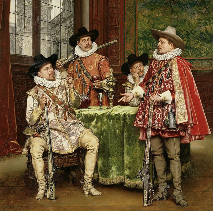 Адольф-Александр Лессрель. Мушкетёры