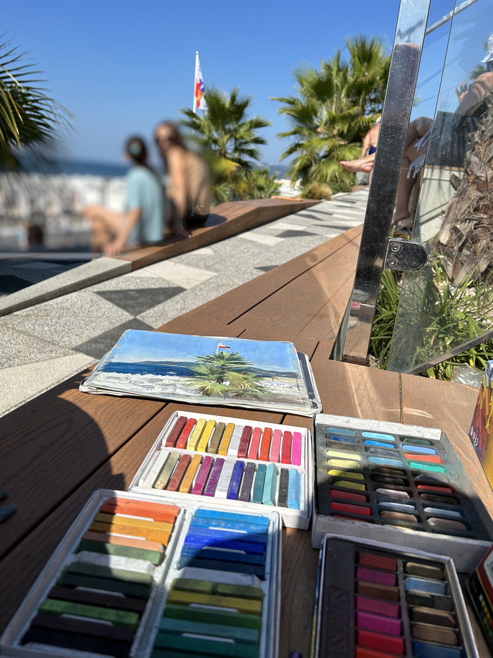 Походный набор пастели