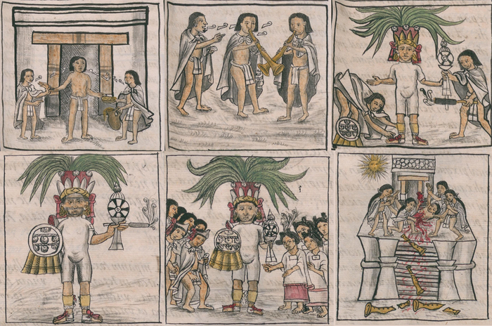 Судьба человека, избранного быть Тескатлипокой на Тошкатле / Флорентийский кодекс