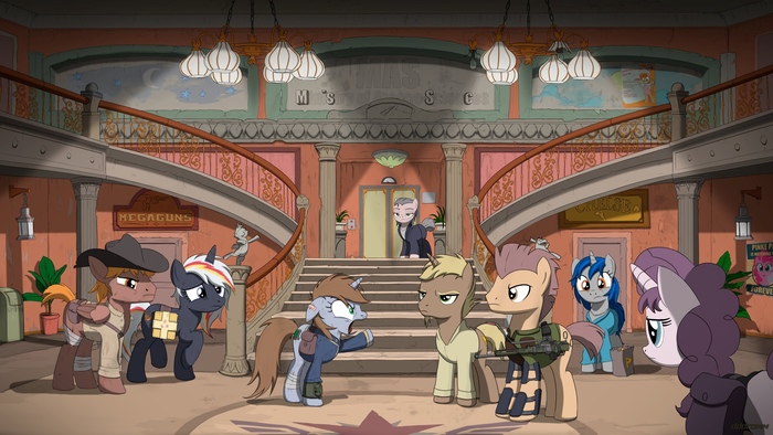 "        !"... My Little Pony, , Original Character, Fallout: Equestria, Littlepip, Velvet Remedy, Calamity