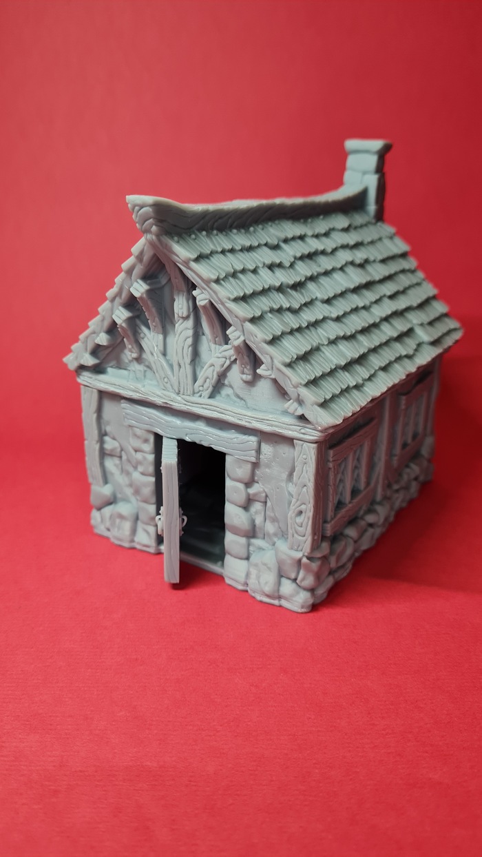 #Terrain #Miniature #Diorama #Little_cottage #House #Black_Scrolls 3D , 3D ,  , Telegram (), , House, , 