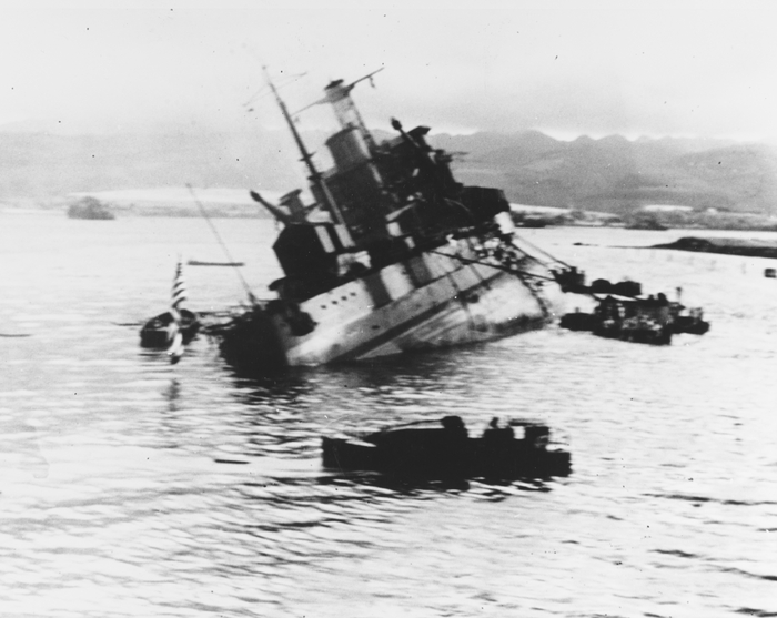 USS Utah ����� ����� ����� �������������, 7 ������� 1941 ����