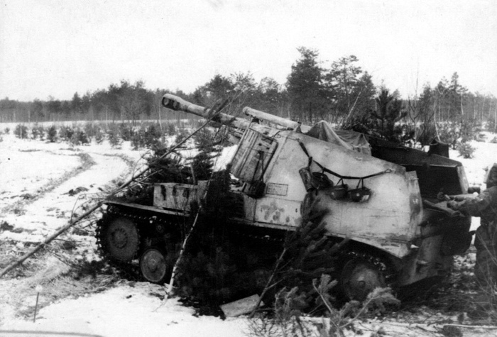 105-мм дивизионная САУ Веспе