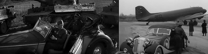 Horch 853 снимали, в частности, в сериалах «Щит и меч» и «Вариант Омега»