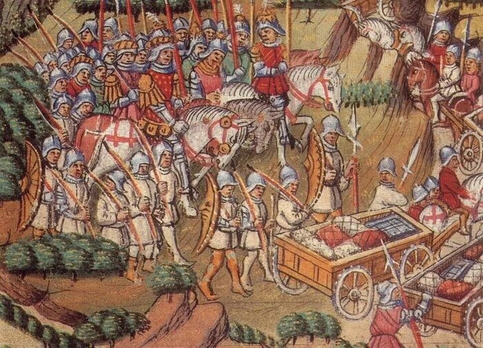 Средневековый обоз.