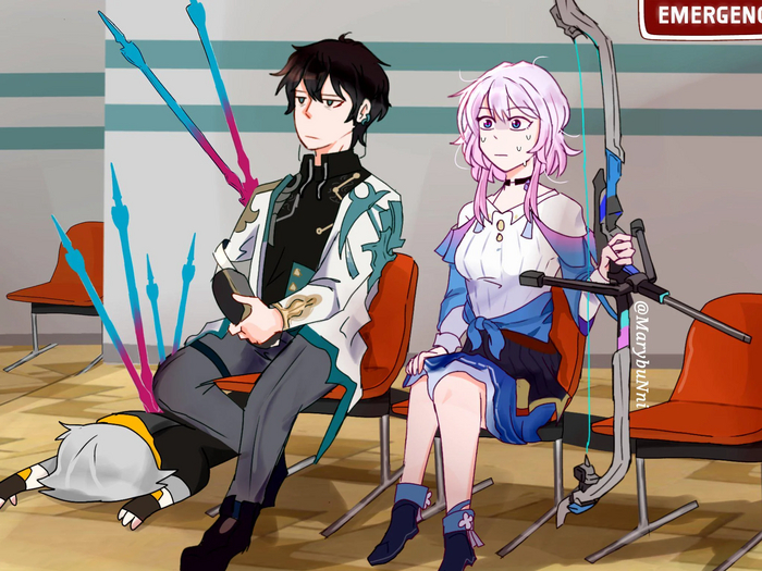  Anime Art, Honkai: Star Rail, March 7th (Honkai: Star Rail), Dan Heng (Honkai: Star Rail), Caelus (Honkai: Star Rail), Reddit ()