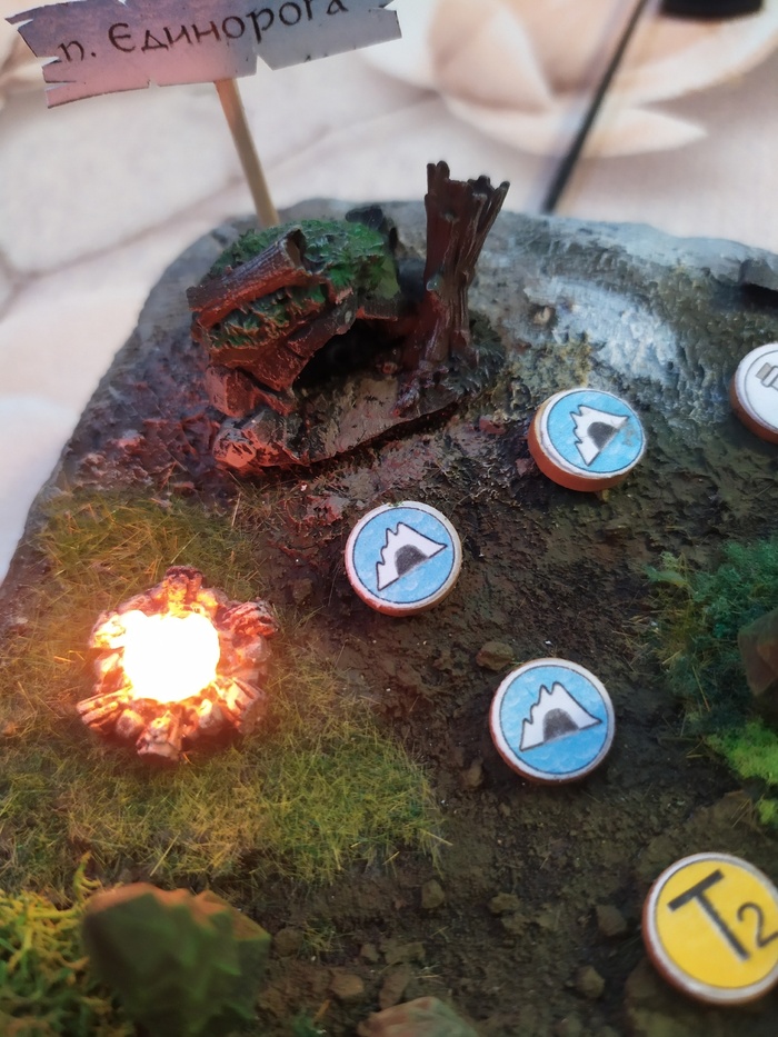 Стилизованный вход у в пещеры, у каждой свой.