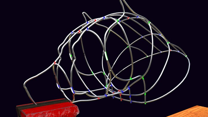 Стоячий медведь из проволоки по чертежам своими руками