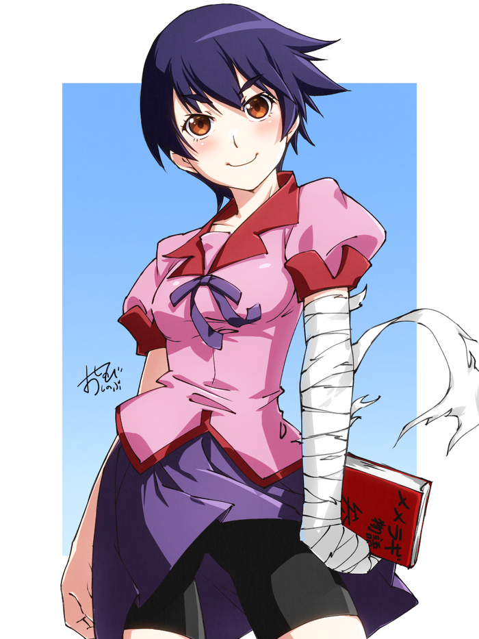 Kanbaru Suruga Anime Art, , , , Kanbaru Suruga