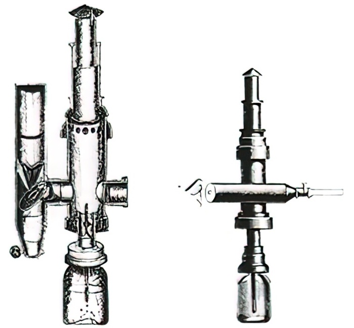 Эндоскоп на спиртовой лампе