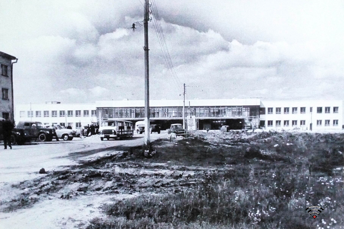 Строительство Горьковского аэропорта 1965 год