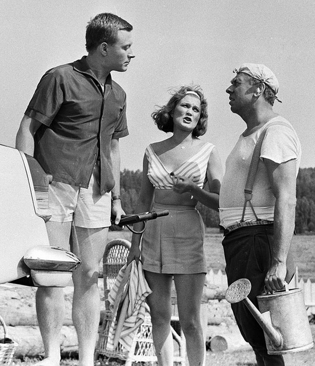 "Берегись автомобиля". В этом фильме впервые появился тандем Миронов - Папанов