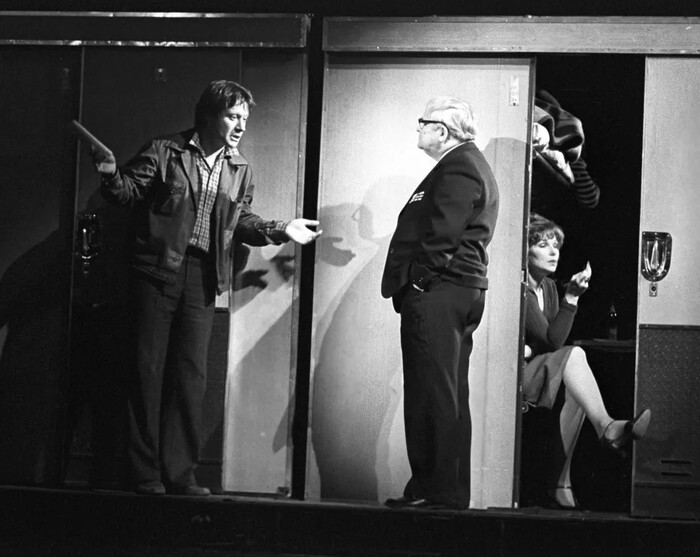 В театре Сатиры на счету Андрея Миронова около тридцати спектаклей. "Мы, нижеподписавшиеся"