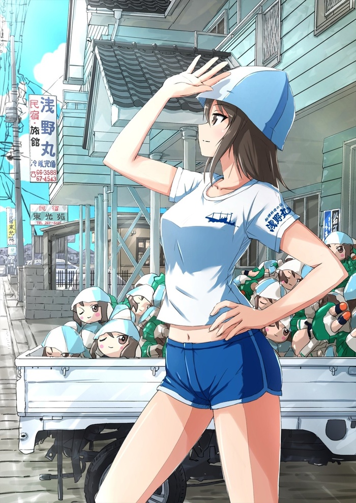 Mika , Anime Art, Girls und Panzer, Mika
