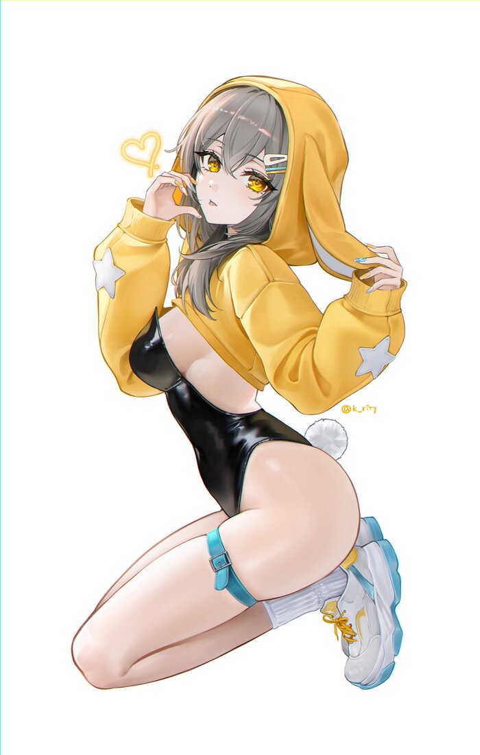  Anime Art, , Stelle (Honkai: Star Rail), Bunnysuit, Rity, Honkai: Star Rail