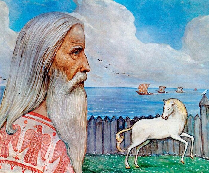 Гостомысл родноверов (Илья Глазунов. Часть триптиха "Внуки Гостомысла")