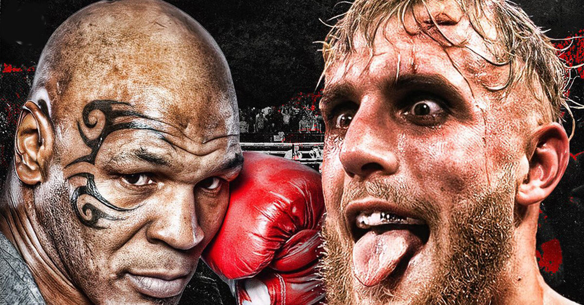 Когда состоится бой майка тайсона и джейка. Mike Tyson Jake Paul. Тайсон против Джейка пола.