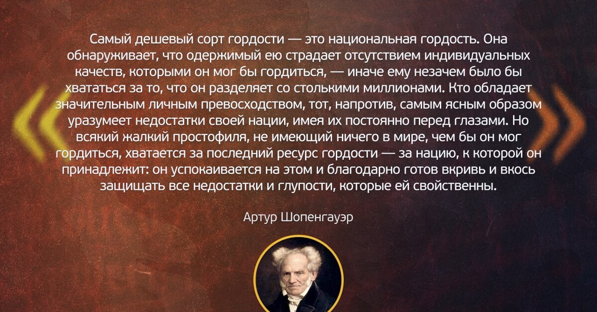 Тот кто гордится своим происхождением. Шопенгауэр о национальной гордости. Самая дешевая гордость Национальная. Гордиться национальностью.