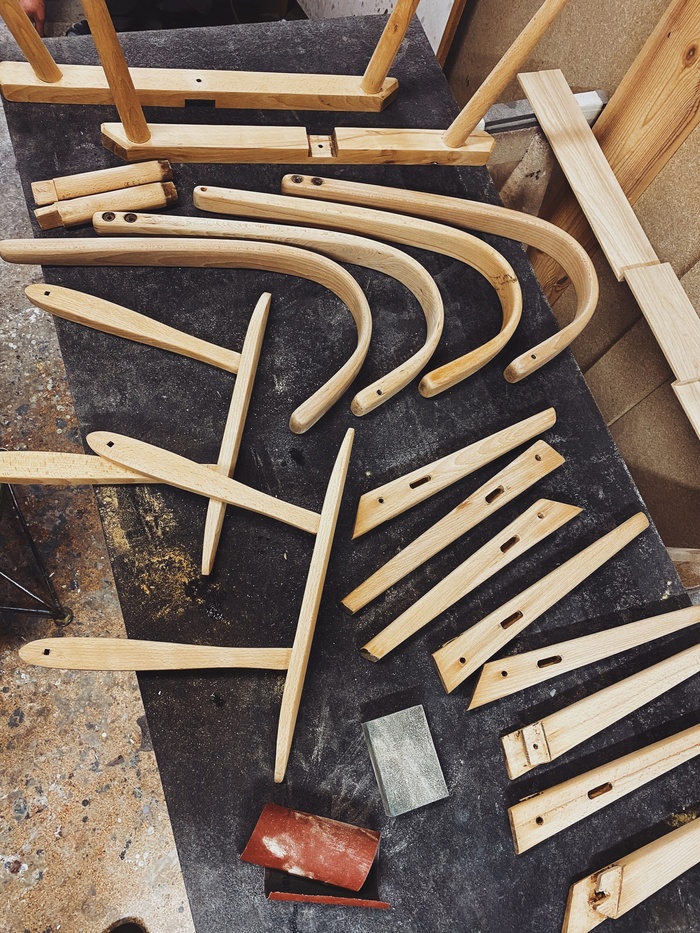 Уже отшлифованные детали, готовые к сборке.