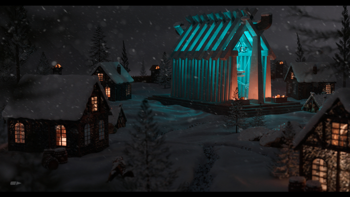 Viking Valley Blender |     Blender, 3D , 3D,  , , , Digital, , Conceptartistrpg, The Elder Scrolls V: Skyrim, , ,  , , YouTube, 