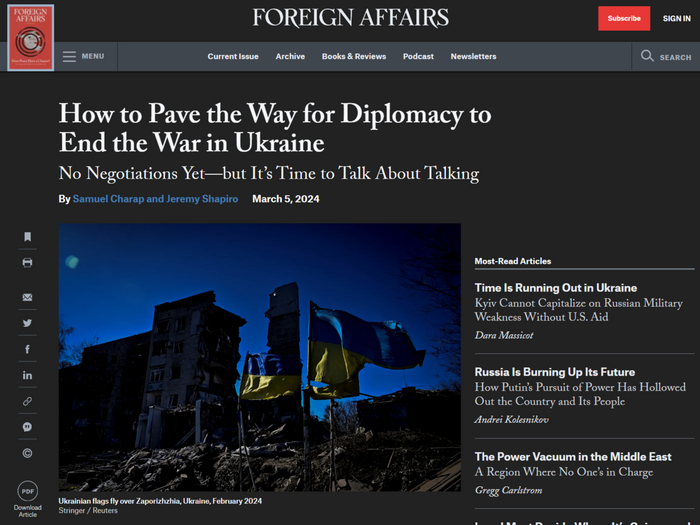 Foreign Affairs:          ,   , , , , 