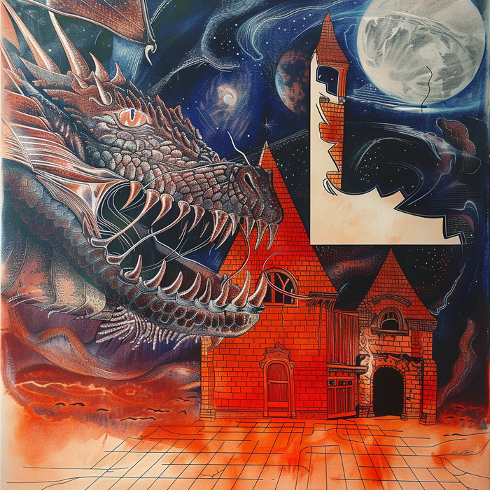 Еще один вариант предыдущего запроса. Немного сюрреализма и капелька сказочности.