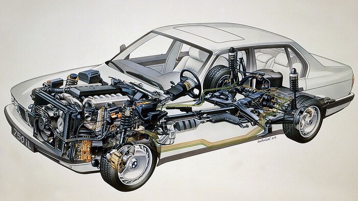 От трех до пяти литров и от шести до двенадцати «горшков» – всё это BMW E32.
