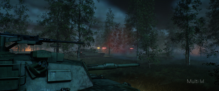 Как горят танки Абрамс? 3D анимация