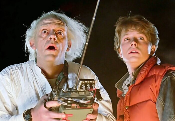 х/ф «Назад в будущее» режиссер Р. Земекис, 1985 г.